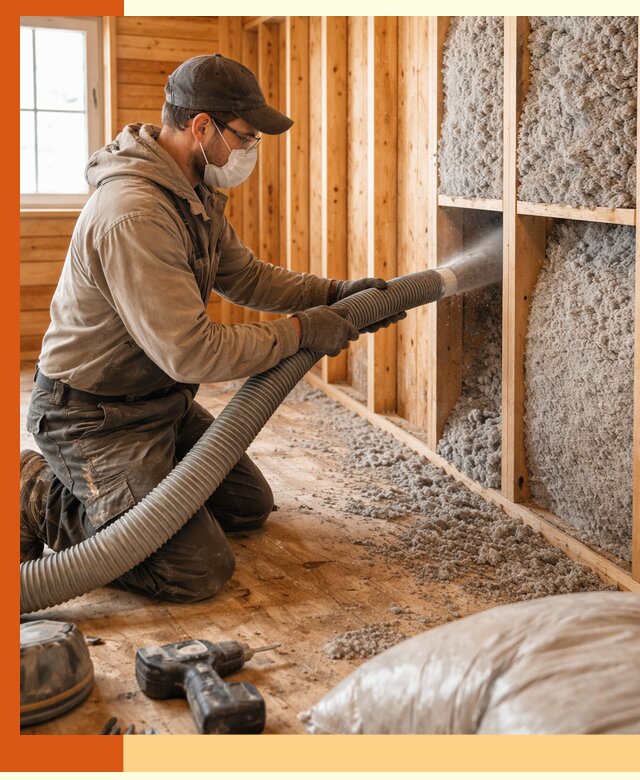 Утепление дачного дома эковатой в Нерюнгри — быстро и надёжно