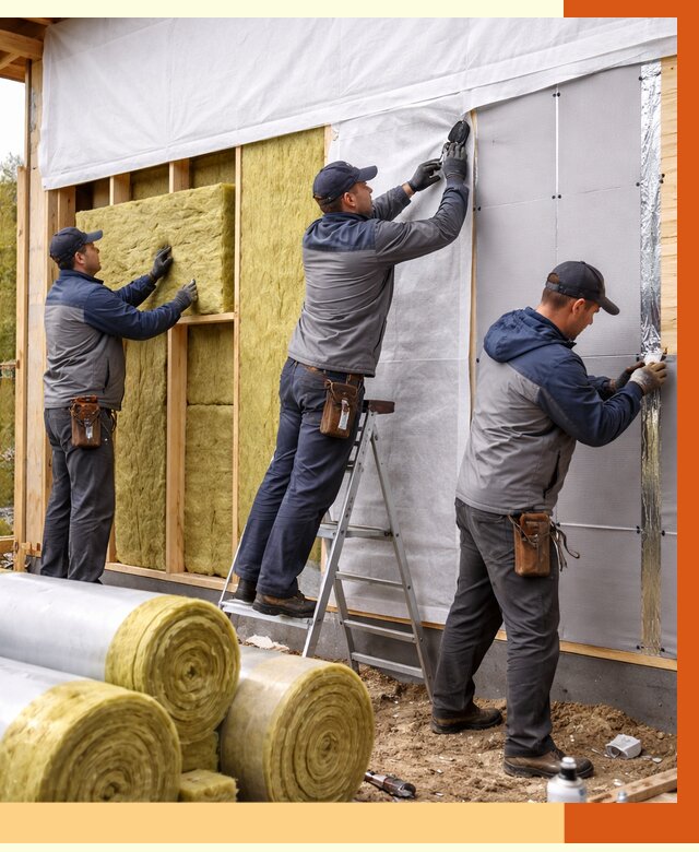 Утепление каркасного дома в Нерюнгри от 4561 руб./м2 — профессионально | ТепломастерНрю