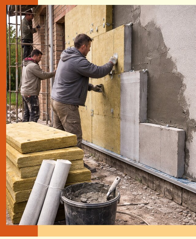 Утепление кирпичного дома под ключ в Нерюнгри