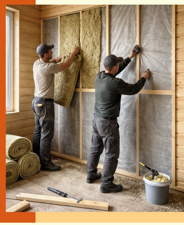 Утепление дома из минибруса в Нерюнгри: комплексные теплоизоляционные работы