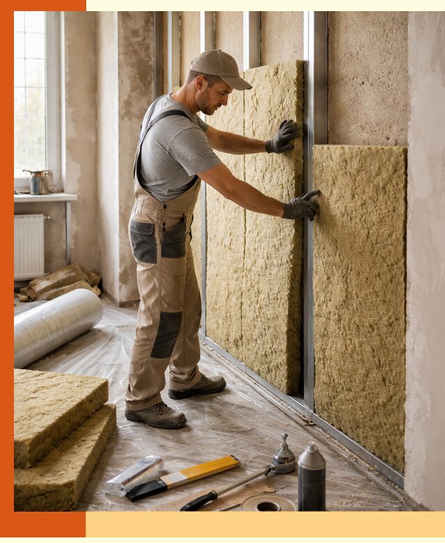 Утепление квартиры в Нерюнгри — комплексная теплоизоляция стен и полов