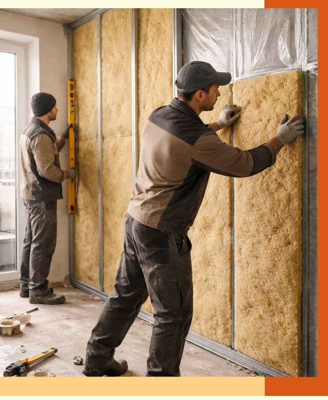 Утепление квартиры изнутри в Нерюнгри от 4724 руб. за м2 | Проф. работы ТепломастерНрю