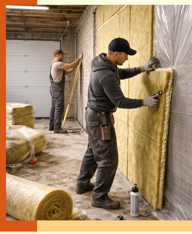 Утепление гаража под ключ в Нерюнгри — все виды теплоизоляции