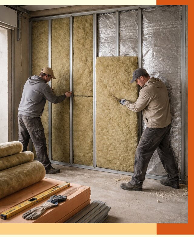 Утепление гаража изнутри в Нерюнгри от 8145 руб/м2 — работы и цена | ТепломастерНрю