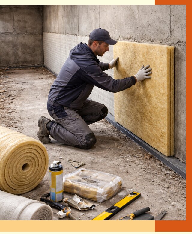 Утепление фундамента изнутри в Нерюнгри от 4561 руб./м2 — работы под ключ | ТепломастерНрю