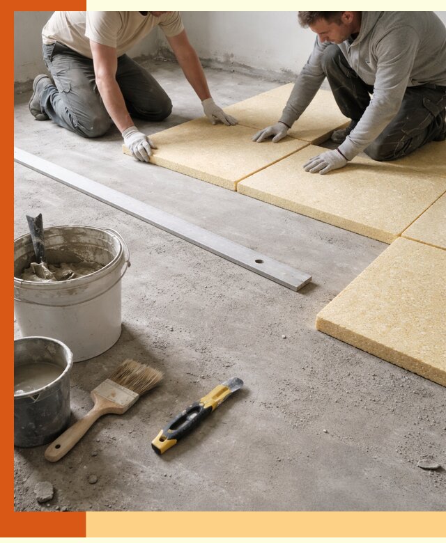 Утепление бетонного пола в Нерюнгри профессионально и недорого