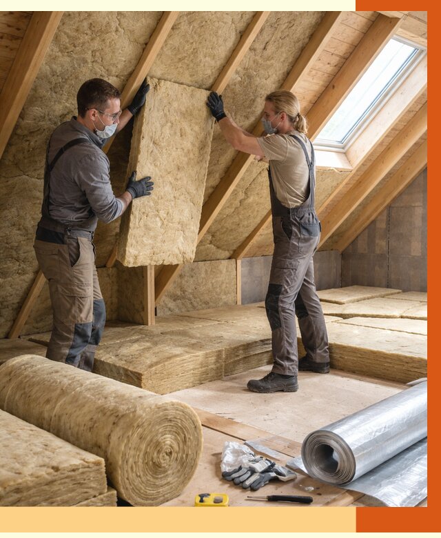 Утепление мансарды минватой в Нерюнгри от 4561 руб./м2 — монтаж и пароизоляция | ТепломастерНрю