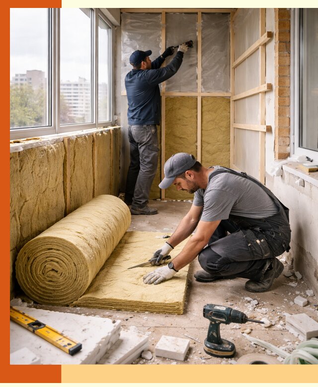 Утепление балкона под ключ в Нерюнгри качественно и быстро