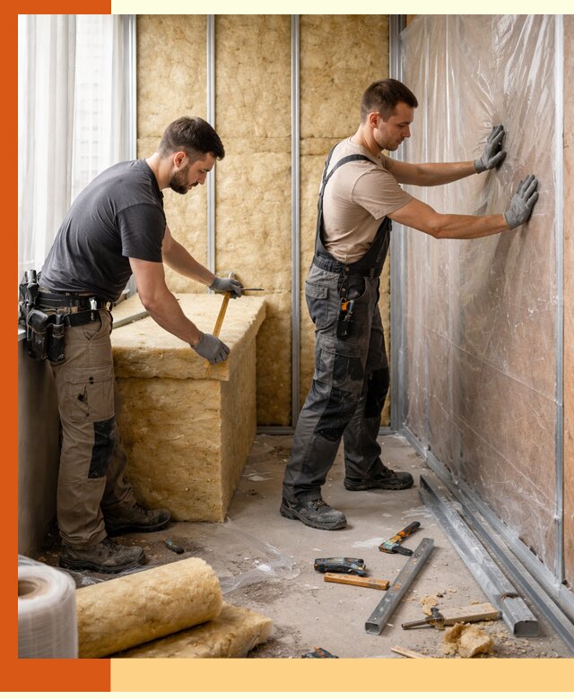 Профессиональное утепление лоджии в Нерюнгри эффективно и надежно