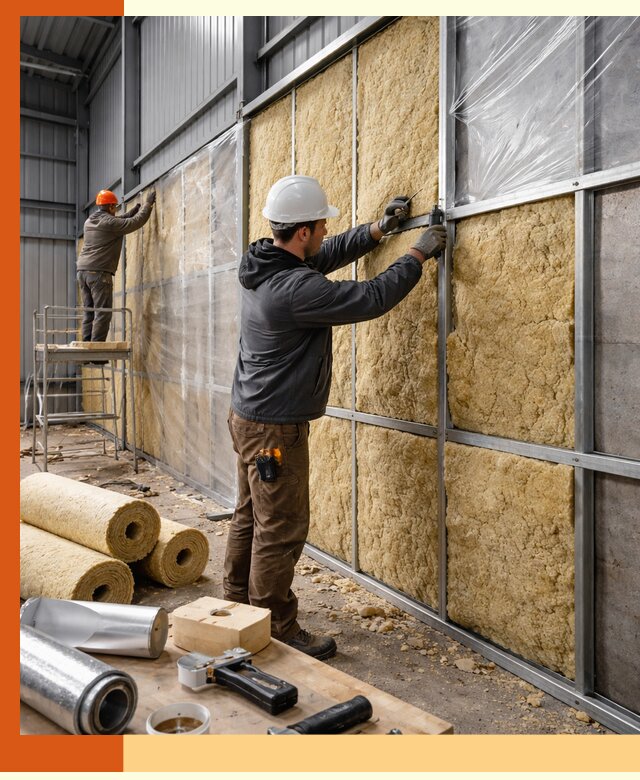 Утепление ангара в Нерюнгри — профессиональная теплоизоляция помещений