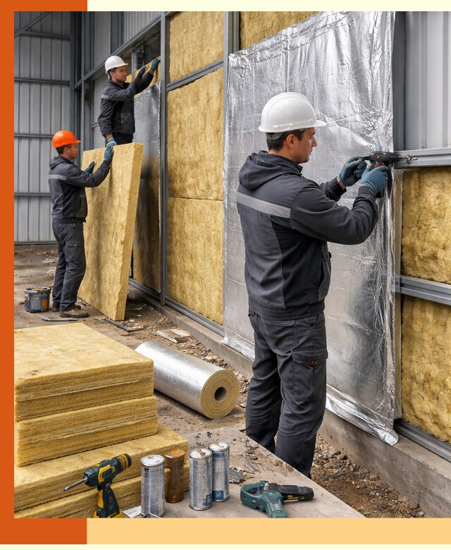 Утепление металлического ангара профессионально в Нерюнгри