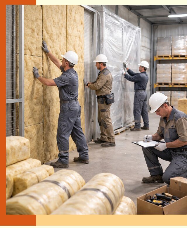 Утепление склада готовой продукции в Нерюнгри качественно и быстро