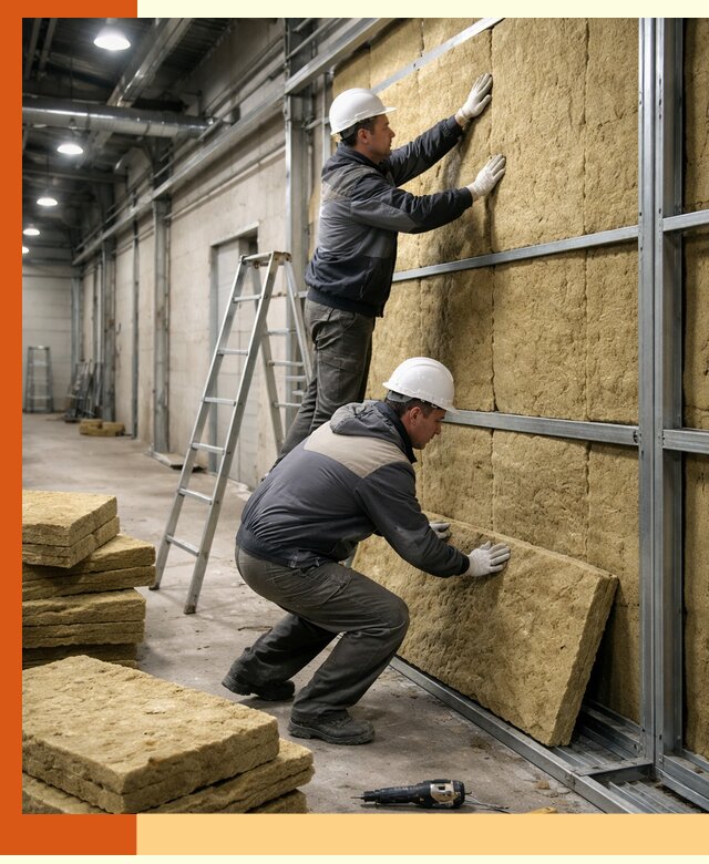 Утепление цеха под ключ в Нерюнгри с гарантией качества