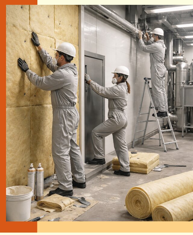 Утепление пищевого цеха под ключ в Нерюнгри