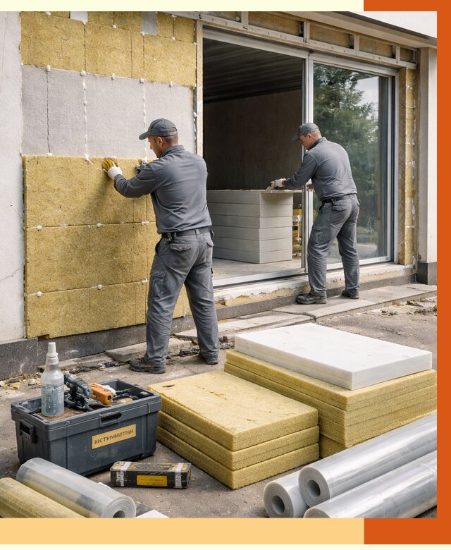 Утепление торгового павильона в Нерюнгри от 15747 руб./м² под ключ | ТепломастерНрю