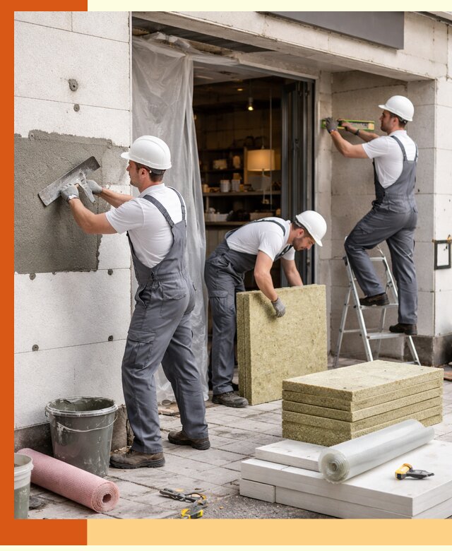 Утепление кафе в Нерюнгри: профессиональная теплоизоляция и монтаж