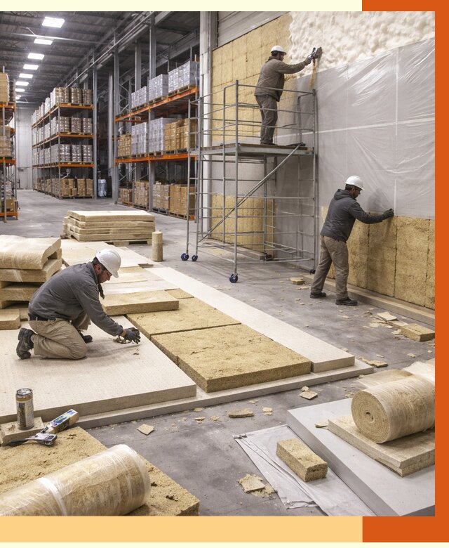 Утепление складского терминала в Нерюнгри от 8145 руб./м² под ключ | ТепломастерНрю