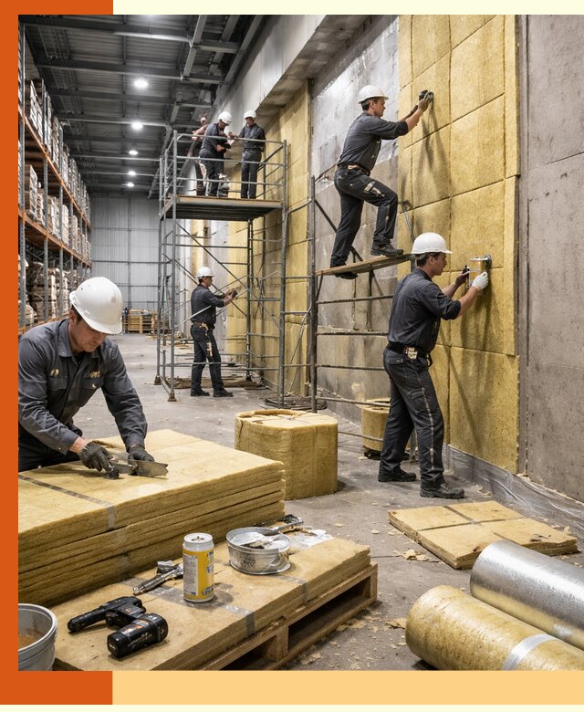 Утепление логистического центра в Нерюнгри качественно и экономично