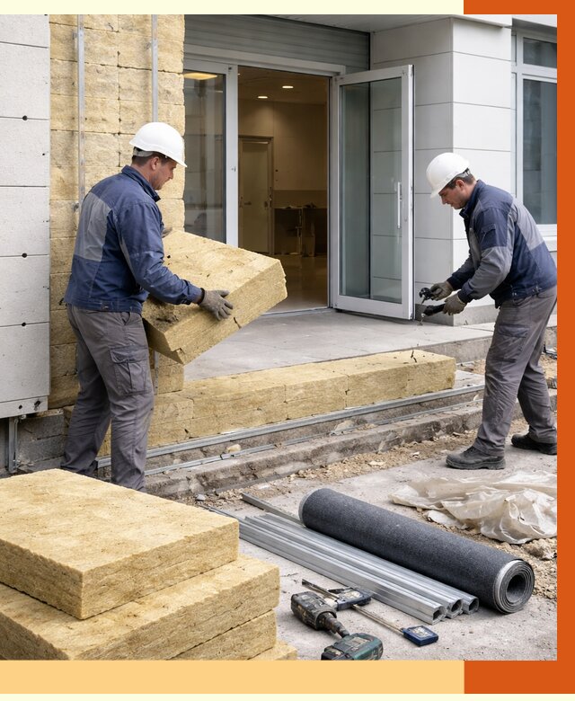 Утепление медицинского центра в Нерюнгри под ключ от 13575 руб./м² | ТепломастерНрю