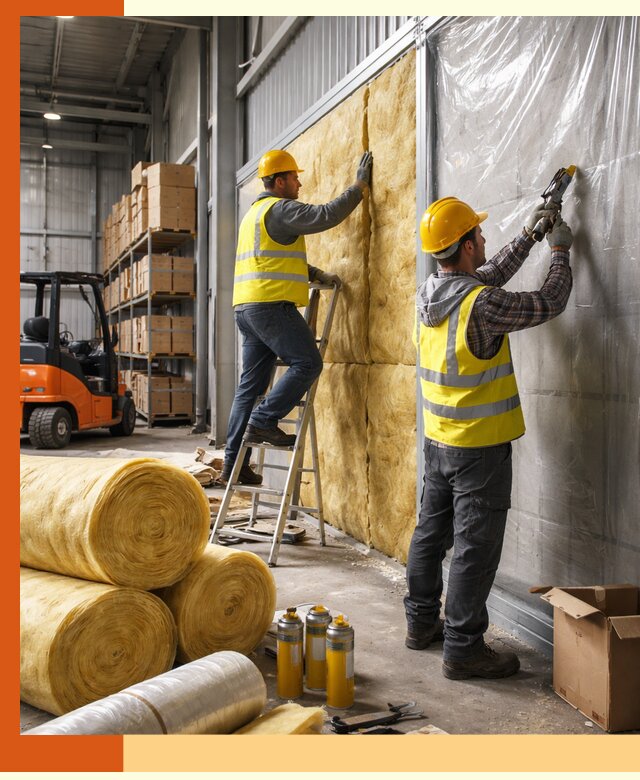 Утепление склада с техникой в Нерюнгри под ключ