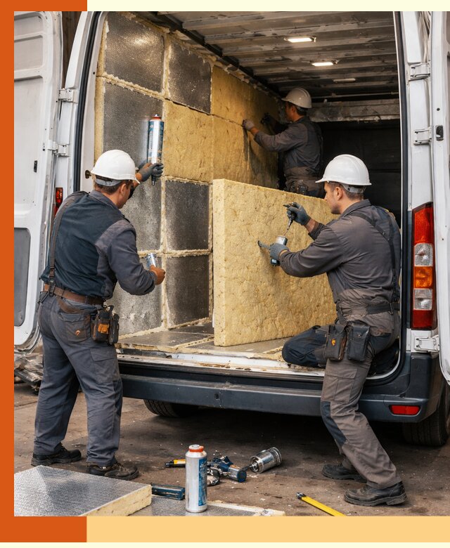 Утепление фургона-рефрижератора в Нерюнгри для сохранения температуры