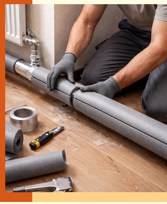 Утепление труб отопления в Нерюнгри: теплоизоляция и защита сети