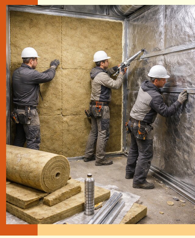 Утепление венткамеры в Нерюнгри — качественная теплоизоляция и шумопоглощение