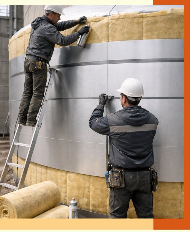 Утепление цистерны в Нерюнгри пенополиуретаном от 15747 руб. под ключ | ТепломастерНрю