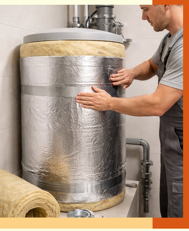 Утепление бойлера в Нерюнгри от 4887 руб. под ключ | Утепление ППУ | ТепломастерНрю