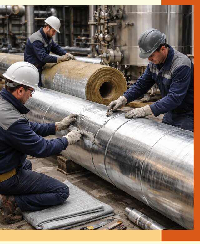 Утепление технологического оборудования в Нерюнгри от 4561 руб. за м2 | ТепломастерНрю