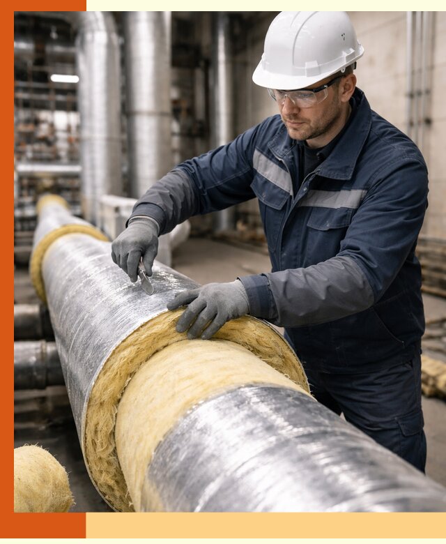 Утепление технологического оборудования и заводских установок в Нерюнгри