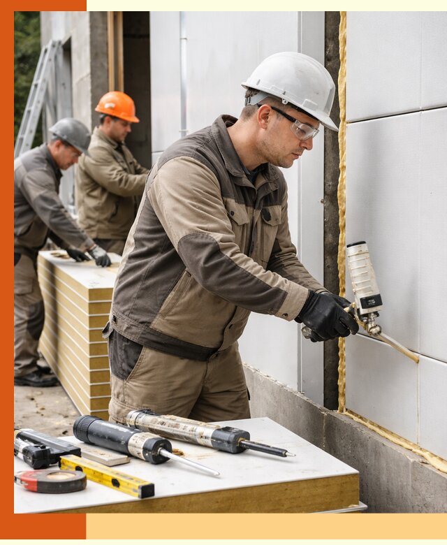 Утепление сэндвич-панелей пенополиуретаном в Нерюнгри