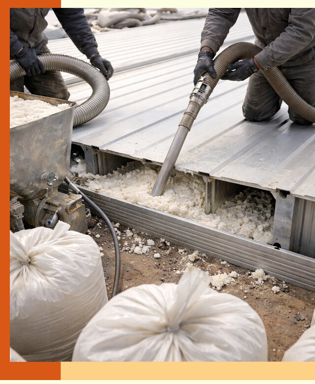 Заполнение пустот кровельных панелей пенными и мокрыми герметиками в Нерюнгри