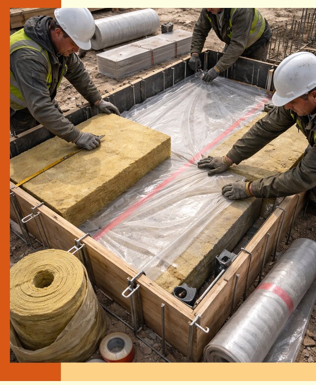 Теплоизоляция опалубки для строительства в Нерюнгри