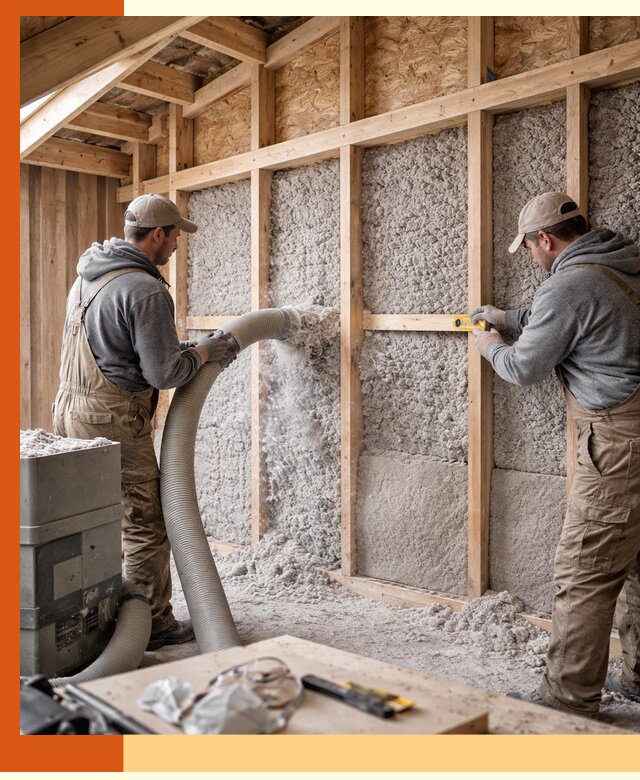 Утепление эковатой стен, потолков и перекрытий в Нерюнгри