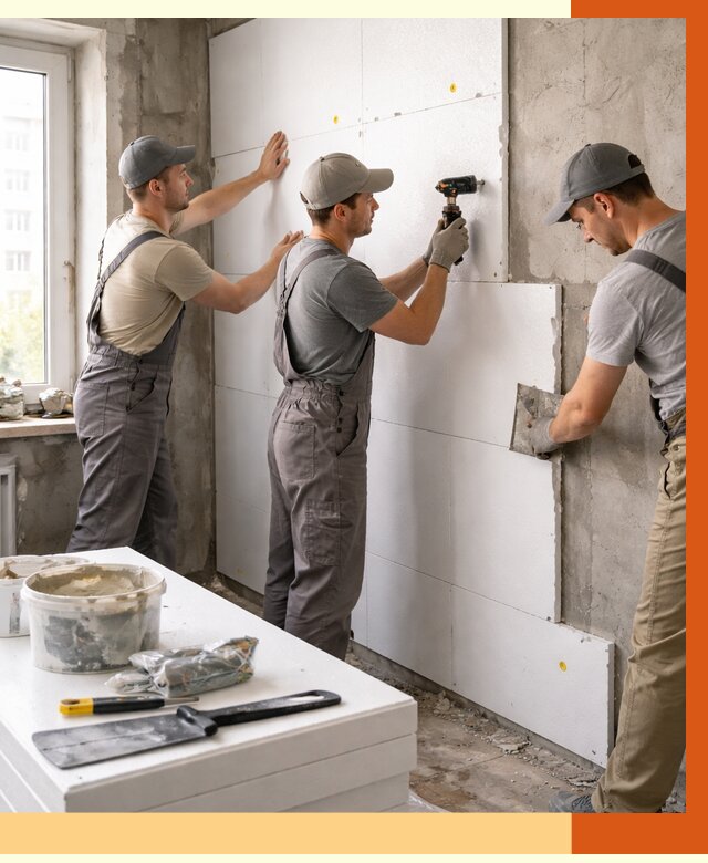 Утепление пенопластом домов и стен в Нерюнгри от 2009 руб. — ТепломастерНрю