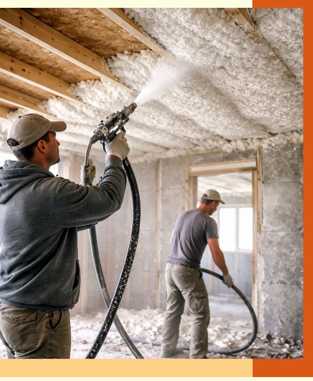 Утепление пеноизолом в Нерюнгри от 1738 руб./м2 под ключ | ТепломастерНрю