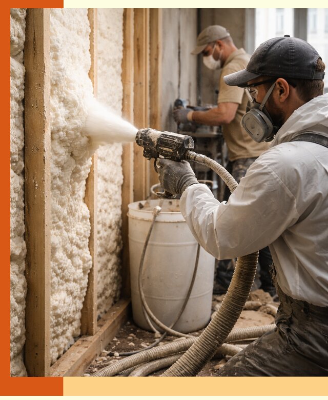 Утепление пеноизолом жилых и коммерческих объектов в Нерюнгри