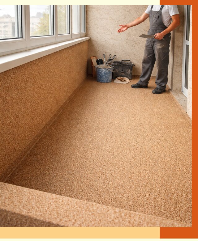 Утепление балкона жидкой пробкой в Нерюнгри от 3964 руб/м² под ключ | ТепломастерНрю