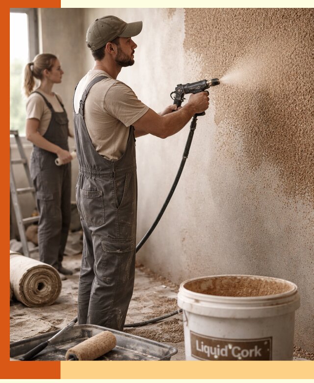 Утепление стен жидкой пробкой в Нерюнгри эффективное и долговечное