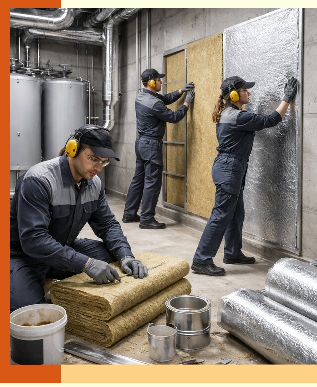 Шумоизоляция котельной в Нерюнгри: профессиональный монтаж и материалы