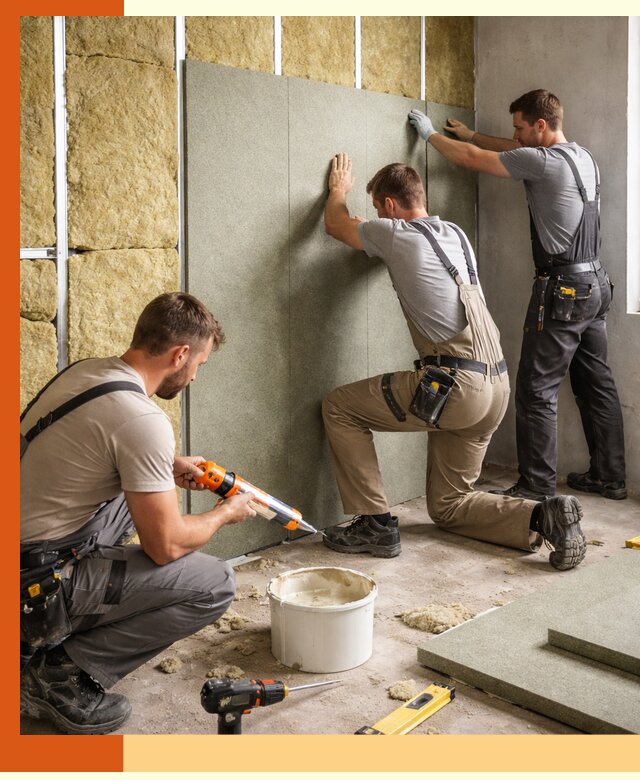 Профессиональная шумоизоляция стен в Нерюнгри для квартир и домов