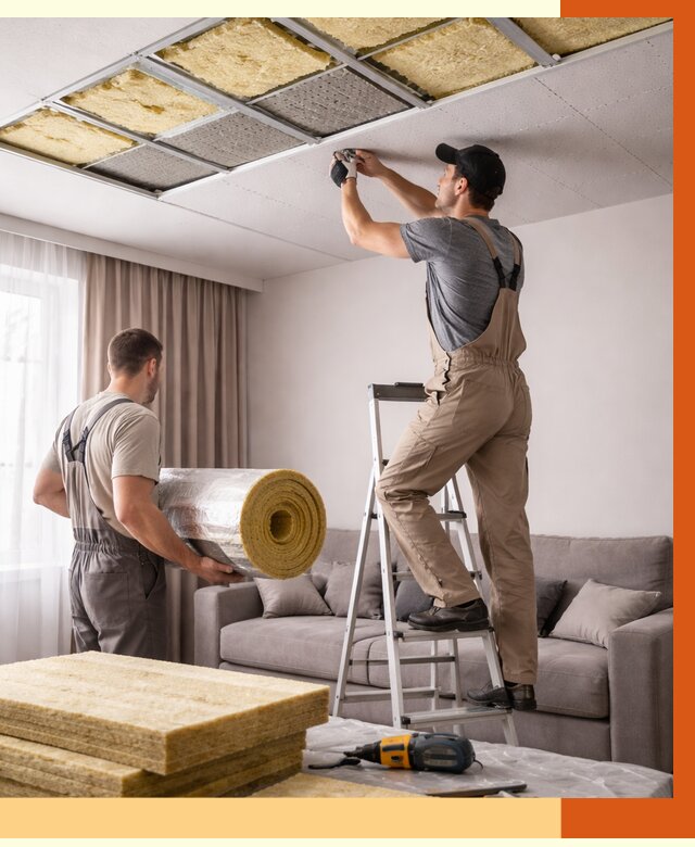 Шумоизоляция потолка в Нерюнгри от 2444 руб. под ключ | Профессионально — ТепломастерНрю