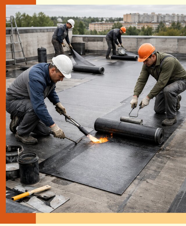Профессиональная гидроизоляция плоской кровли в Нерюнгри