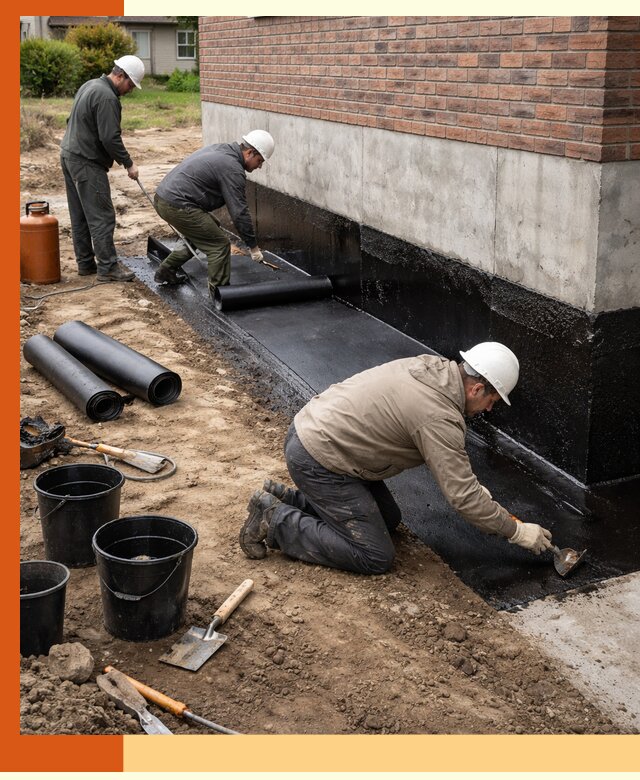 Гидроизоляция фундамента в Нерюнгри: надежная защита строений