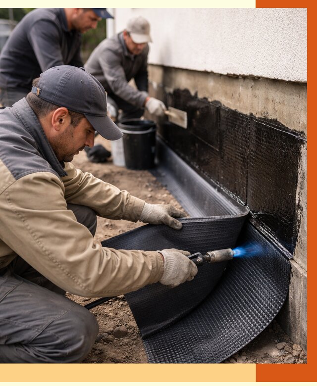 Гидроизоляция цоколя и отмостки в Нерюнгри от 9231 руб. — ТепломастерНрю