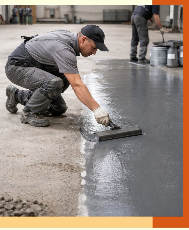 Гидроизоляция промышленного пола в Нерюнгри от 1303 руб./м2 — ТепломастерНрю специалисты под ключ