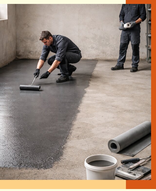 Гидроизоляция гаражного пола в Нерюнгри от 3801 руб./м² — ТепломастерНрю профессионально