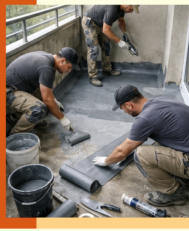 Гидроизоляция балкона в Нерюнгри: надежная защита от протечек