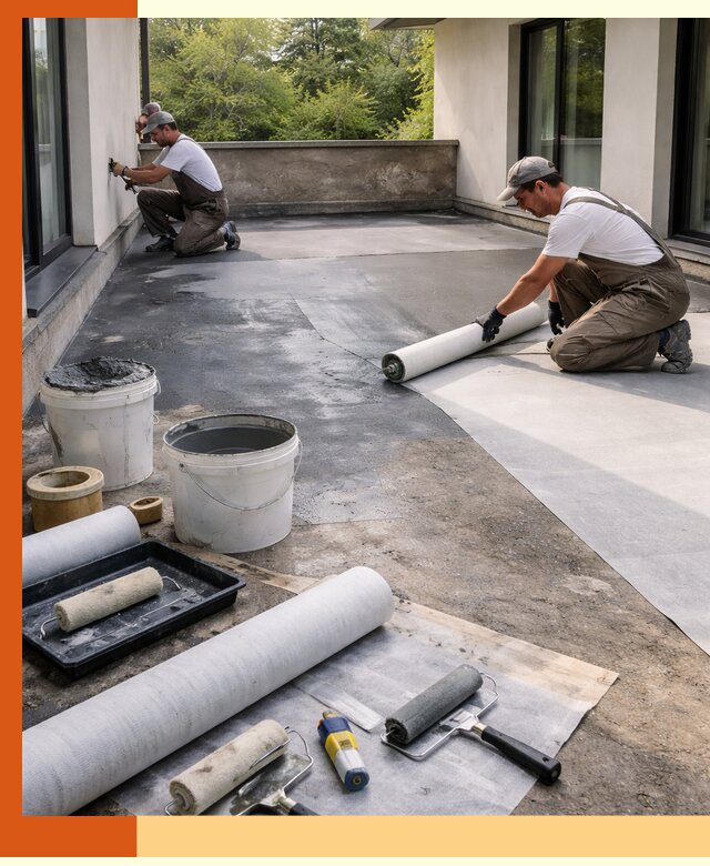 Гидроизоляция террасы в Нерюнгри — надежная защита от влаги и протечек